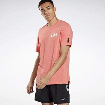 Reebok LM AC Cotton Graphic Camiseta, Hombre, vivdor, L