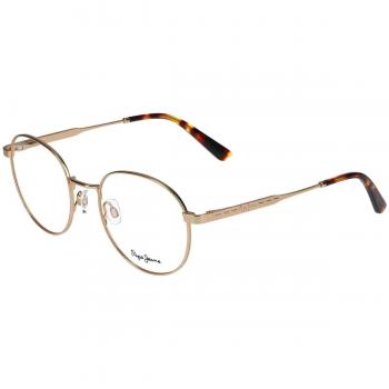 Pepe Jeans PJ1425 400 Men's Eyeglasses Gold Size 51 - Blue Light Block Available