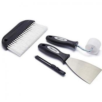 Harris 102054007 Seriously Good Kit, cepillo para colgar papel, rodillo de costura para pelar, 1 cuchillo