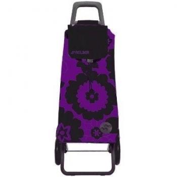 Rolser PAC044 - Carro Plegable Rolser Pack Flor Logic Tour Lila/Negro color LILA/NEGRO