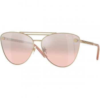 Versace VE2267 12527E Women's Cat Eye Sunglasses Gold Size 64