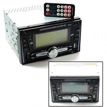 Autoradio Doble Din para Coche con USB, SD, FM, MP3 y Aux 25W x 4 - Modelo Mp3-9002