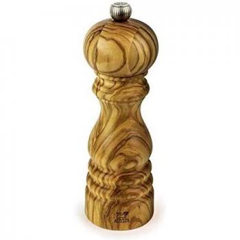 18cm Manual Olive Wood Salt Mill - Paris Design by Peugeot