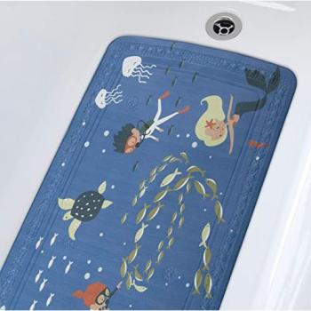 Alfombrilla de Ducha Antideslizante Spirella Scuba Diver 71 x 36 cm PVC Multicolor