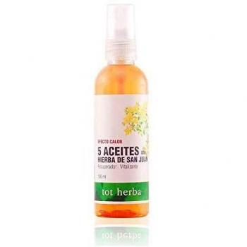 Tot Herba Aceite Masaje 5 Aceites - Loción corporal, 100 ml