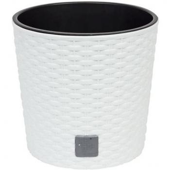 MACETA MOD. RATO ROUND 250L. BLANCO