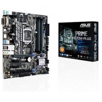 ASUS PRIME H270M-PLUS/CSM LGA1151 DDR4 HDMI DVI VGA M.2 H270 mATX Motherboard - Black