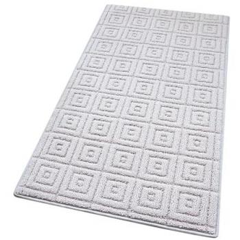 Alfombra de Cocina 3D Antideslizante Gris 57x115 cm 100% Made in Italy Lavable y Absorbente