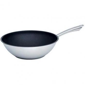 Wok Kelomat 28 cm de acero inoxidable antiadherente