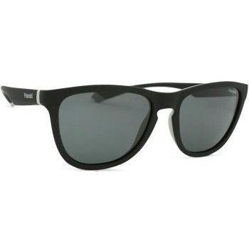 Polaroid Gafas de Sol PLD 2133/S 08A Unisex Cuadradas Negras con Lentes Polarizadas