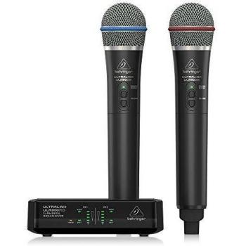 Sistema de Micrófono Inalámbrico Digital Doble Behringer ULM302MIC 2,4 GHz