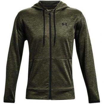 Chaqueta Deportiva Under Armour Fleece con Cierre Completo en Color Oliva