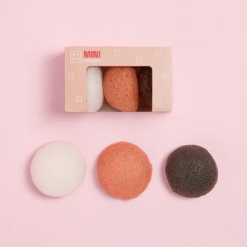 Esponjas Konjac Mini 3ina Makeup - Tres Colores Diferentes para Limpiar y Revitalizar