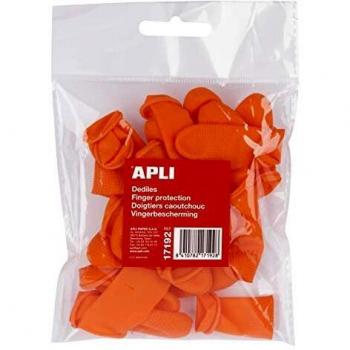 BOLSA 20 DEDILES TALLA M COLOR NARANJA