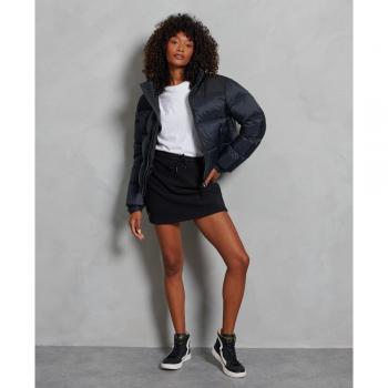 Superdry Women's Sportstyle Code Down Puffer Jacket - Navy Blue