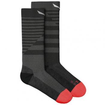 Salewa Calcetines Crew Fanes Hybrid Stretch Gris Mujer 42-44