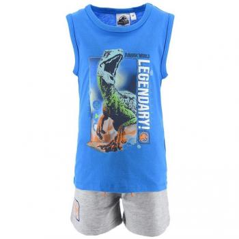 Conjunto de verano dos piezas tirantes azul claro Jurassic World