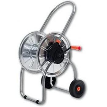 Arbeitsbedarf24 - Manguera de compras del metal 50m manguera de 1/2de acero galvanizado tubo de soporte de carrete de manguera