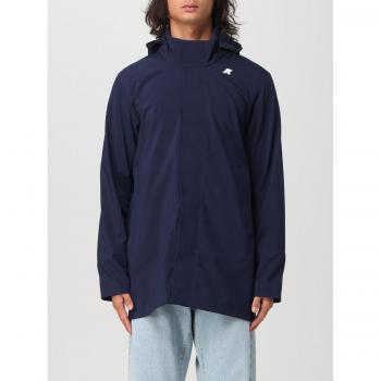 K-WAY Men's Blue XL Stylish Waterproof Parka Jacket
