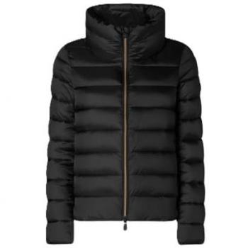 Save The Duck Women's Black Quilted Puffer Jacket - Size OS