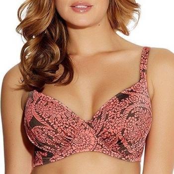 Haut de maillot emboitant à armature Kathmandu Coral