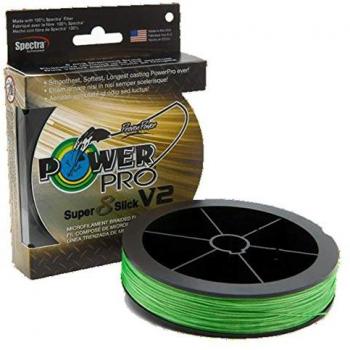 Power Pro Línea Trenzada Super 8 Slick V2 135 M - Tresse 8 Brins Sup 8 Slick V2 Aqua Green 135m - D.0,28mm - R.20Kg