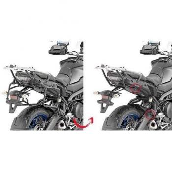 GIVI Soporte de maletas laterales desmontable para Yamaha Tracer 900 / Tracer 900 GT (2018-2020) PLR2139