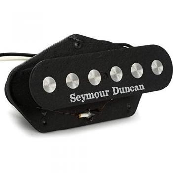 Seymour Duncan STL-3 Quarter Pound Telecaster Bridge Pickup - Black Single Coil Guitar Pickup