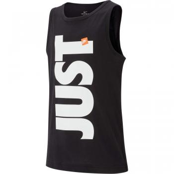 Nike B NSW JDI Tank Top/Singlet, Niños, Black/White, L