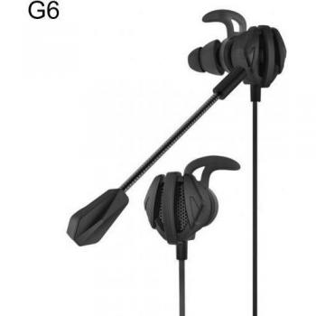 Auriculares con cable estéreo de alta potencia y micrófono, unidad dual para teléfono móvil