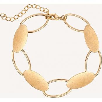 Pulsera Textures Vidal & Vidal en oro 18Kt con elegantes eslabones ovalados