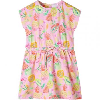 Vestido infantil rosa suave 104