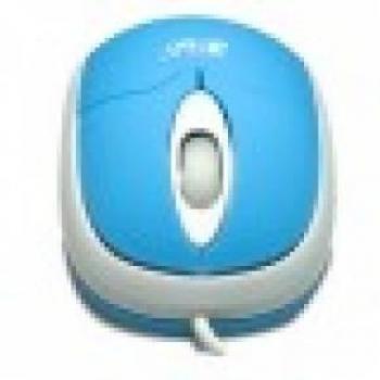 3Go - Raton 3Go Beetle Usb+Ps2 Azul/Blanco