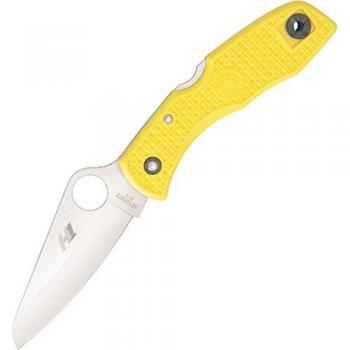 Spyderco SC88PYL Cuchillo tascabile,Unisex - Adulto, Amarillo, un tamaño