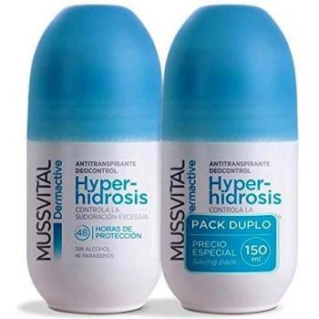 Desodorante Mussvital Dermactive Hyperhidrosis Pack 2 Uds x75ml. Roll-on