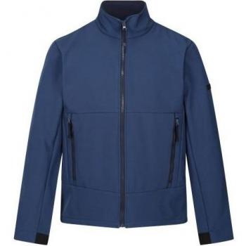 Chaqueta Softshell Dendrick para Hombre de Regatta, impermeable, transpirable, con capucha ajustable, puños elásticos y múltiples bolsillos