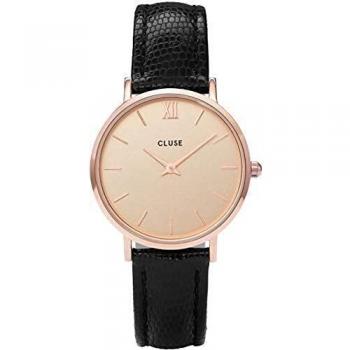 CLUSE Reloj Analógico para Mujer de Cuarzo con Correa en Cuero CL30051