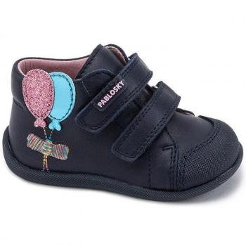 Botas de bebé niña Pablosky 019120 Azul Marino