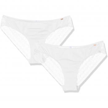 Skiny Damen Rio Slip 2er Pack Braguita, Ivory, 42