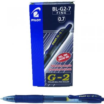 Bolígrafo Retráctil Gel Pilot G-207 Azul 0.7mm (Pack de 12)