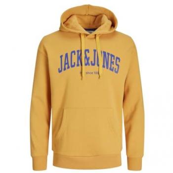 Sudadera con Capucha Jack & Jones Josh Sweat Amarillo Azul para Hombre