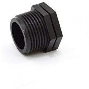 S&M 701740 Tapón rosca macho 1/2, Negro