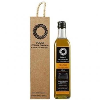 Domus Finca La Trastada Aceite de Oliva Virgen Extra, Variedad Cornicabra, Sin Filtrar - 500 ml