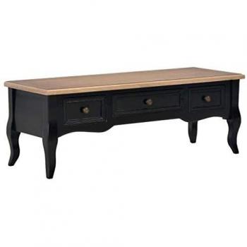 SengentoStyle Tv-meubel 100x35x35 cm hout zwart