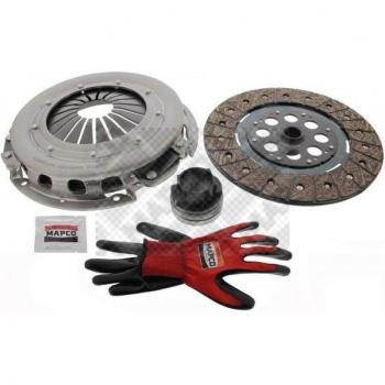 Kit de embrague MAPCO 10655 - Clutch Kit, incluye disco de embrague, plato de presión y cojinete de liberación, diseñado para un rendimiento óptimo y durabilidad en vehículos específicos