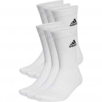Adidas Crew Sportswear Ankle Socks Pack of 6, White, Size: 40-42 (Men's 6.5-8)