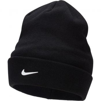 Gorro de niños Nike Peak Standard Cuff Swoosh Beanie - Color Negro - Talla Única