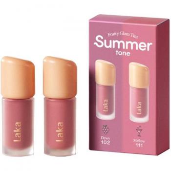 LAKA Fruity Glam Tint Mini Duo - Summer Tone Edition (2 x 1.9g)