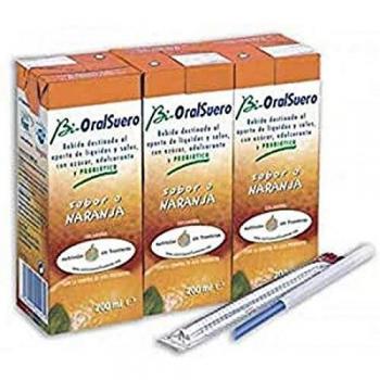 Bi Oral Bioralsuero 200 Ml Naranja 3 Tetrabik 500 g