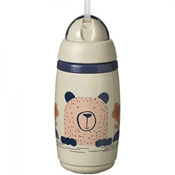Tommee Tippee Superstar Taza Infantil con Pajita y Aislamiento Térmico, Tecnología Intellivalve 100